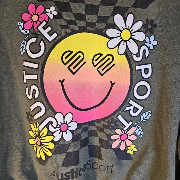 2/$20 Justice Sport XL 16/18 Sweatshirt - Picture 2 of 8